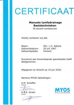 Diploma Manuele Lymfedrainage
